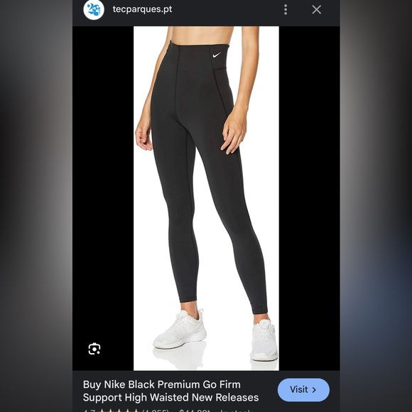 Women’s Plus Nike Black Leggings - Picture 13 of 15